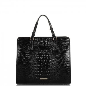 Women's Brahmin Tia Tote Bags Black | MDDR3515