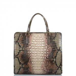 Women's Brahmin Tia Tote Bags Diamondback Ombre Melbourne | PYLL8145