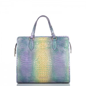 Women's Brahmin Tia Tote Bags Viola Ombre Mini Melbourne | ENTY6284