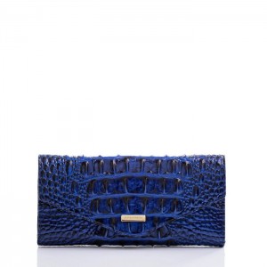 Women's Brahmin Veronica Wallets Blue | CHVP2268