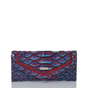 Women's Brahmin Veronica Wallets Blue | ZEUF9787