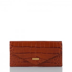 Women's Brahmin Veronica Wallets Butterscotch Laurence | OLHY2756