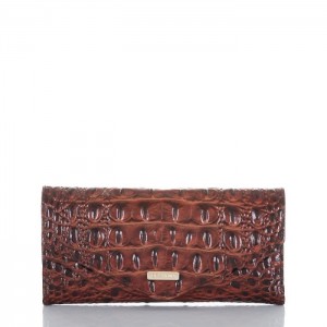 Women's Brahmin Veronica Wallets Pecan Melbourne | MJVR5184