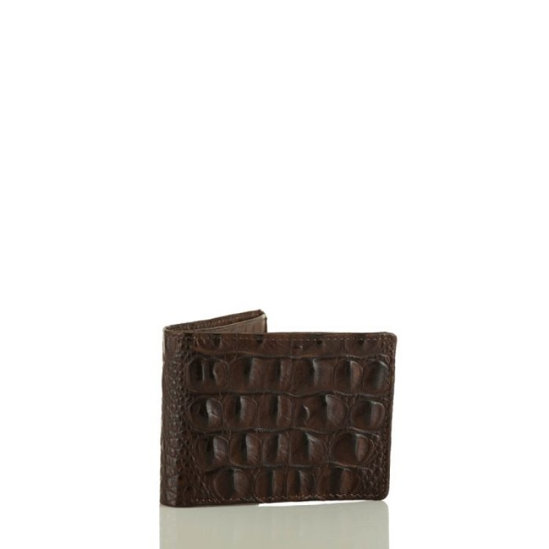 Men's Brahmin Billfold Wallets Brown | RRMT8731