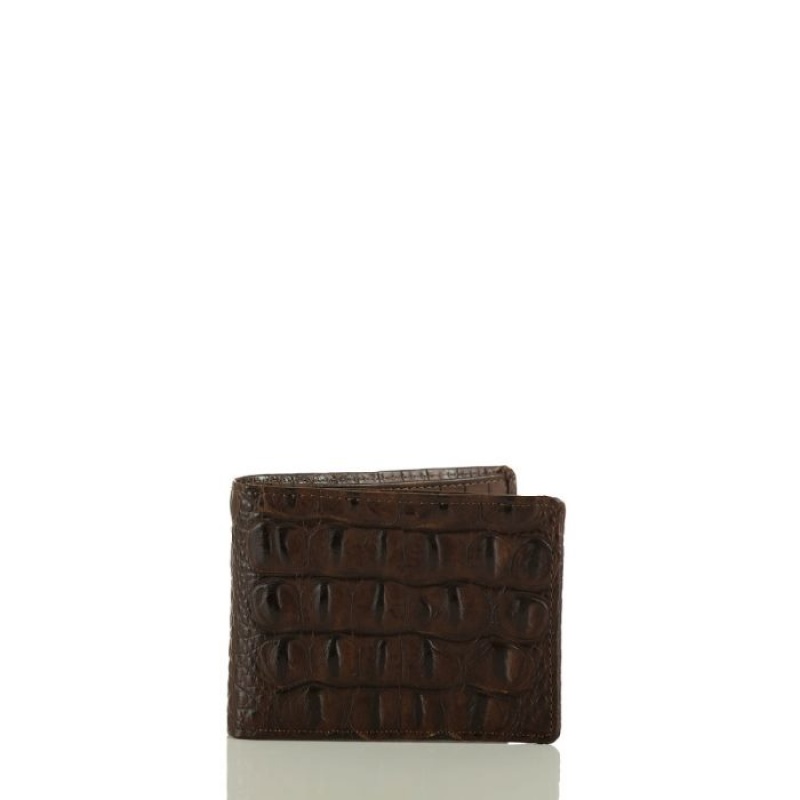 Men's Brahmin Billfold Wallets Brown | RRMT8731