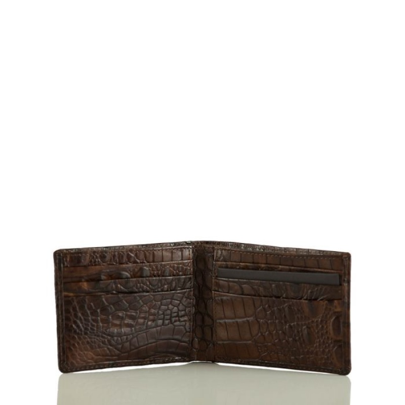 Men's Brahmin Billfold Wallets Brown | RRMT8731