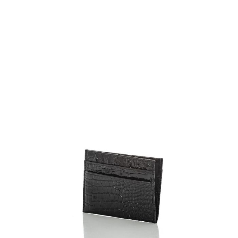 Men's Brahmin Charlie Wallets Black | HLZE9774