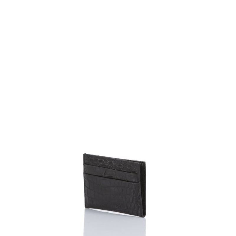 Men's Brahmin Charlie Wallets Black | RBFB5489