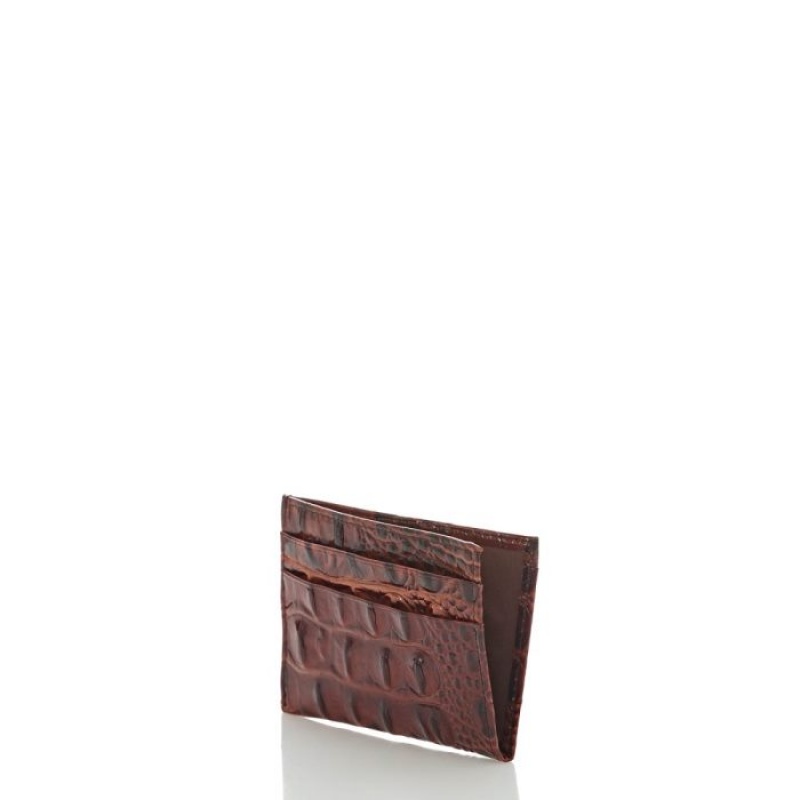 Men's Brahmin Charlie Wallets Pecan Melbourne | MECX6159