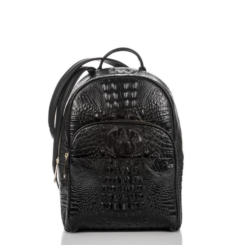 Men\'s Brahmin Dartmouth Backpack Backpacks Black | SEMV7561