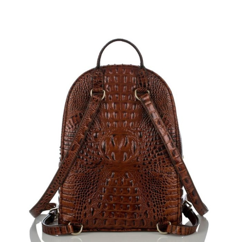 Men's Brahmin Dartmouth Backpack Backpacks Pecan Melbourne | ISJM2905