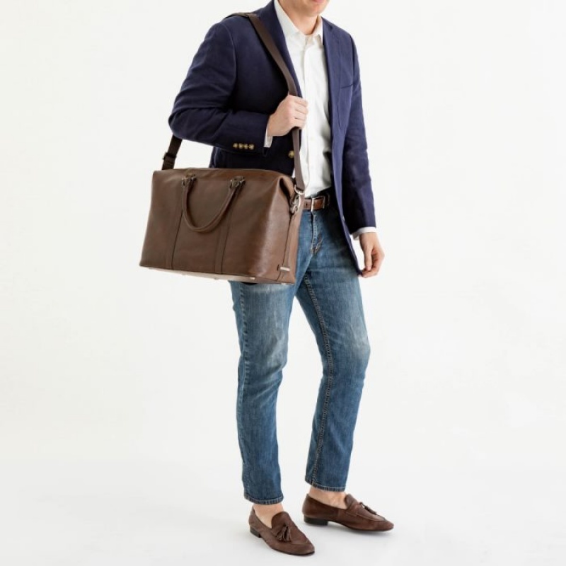 Men's Brahmin Duxbury Duffle Business Bags Melbourne | YMBY0756