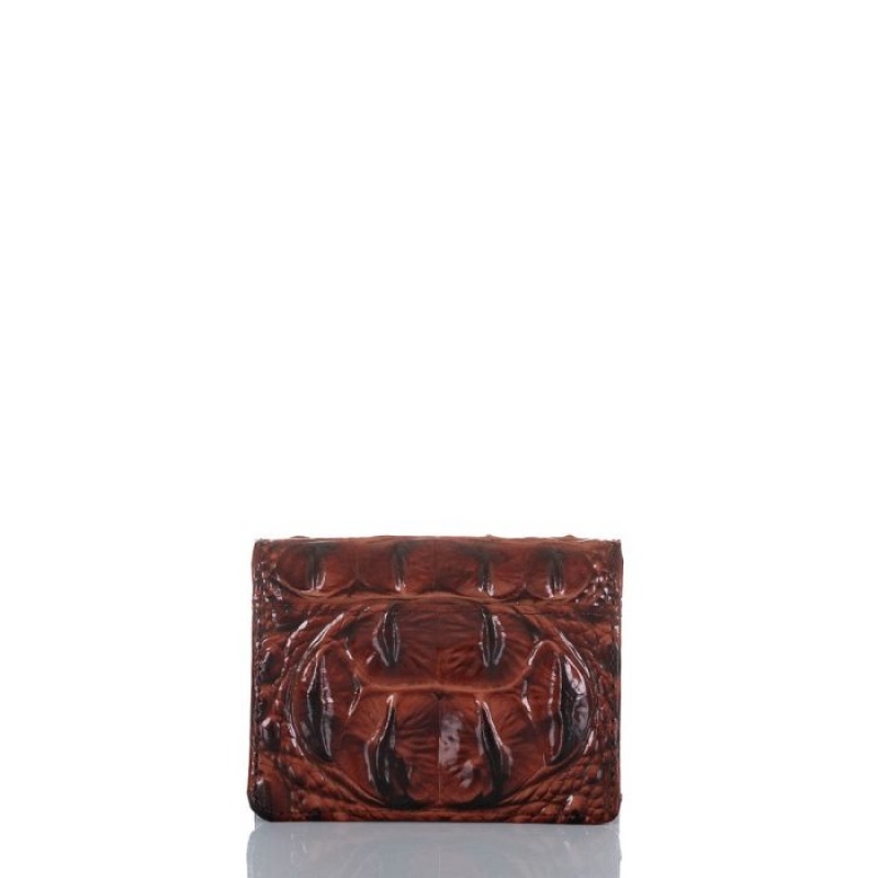 Men's Brahmin Leo Wallet Wallets Pecan Melbourne | PZRS7145