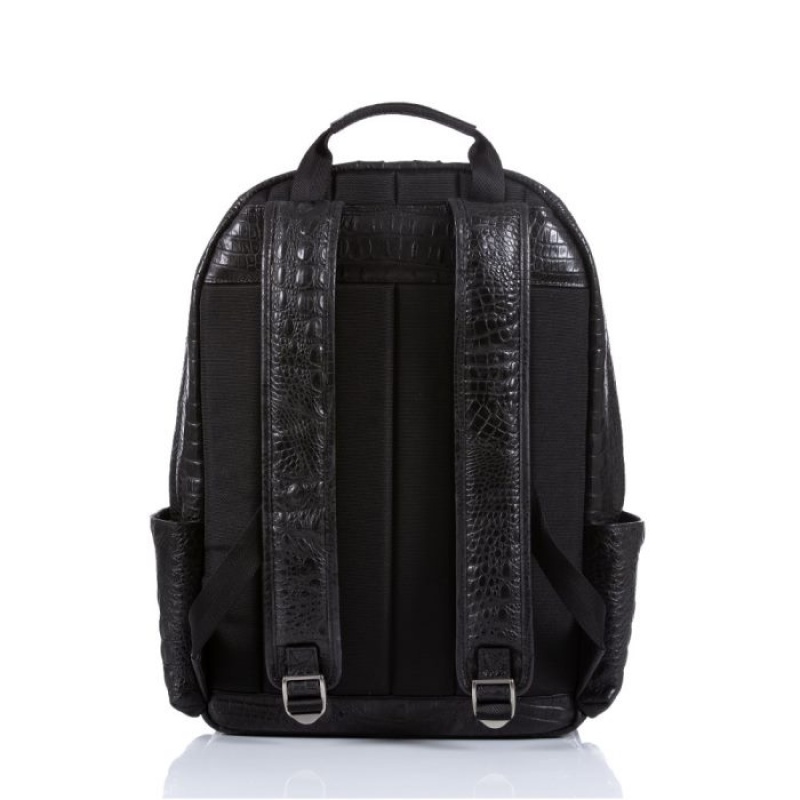 Men's Brahmin Lucas Backpack Backpacks Black | FZHM5041