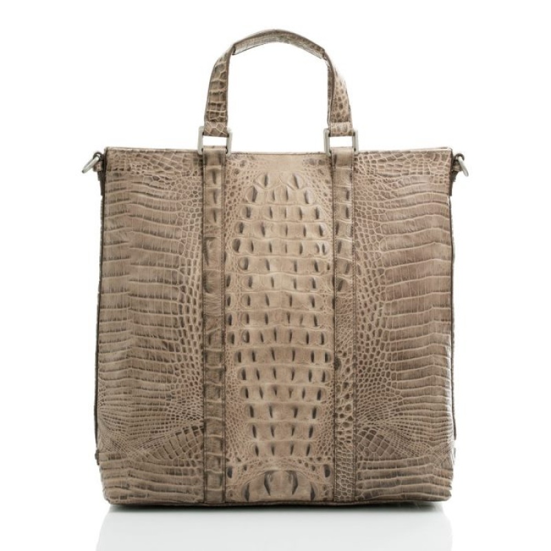 Men's Brahmin Lyle Business Bags Biscuit Valley | GBNY0980