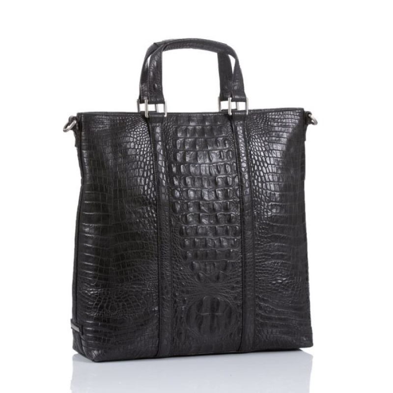 Men's Brahmin Lyle Business Bags Black | SZDM3611