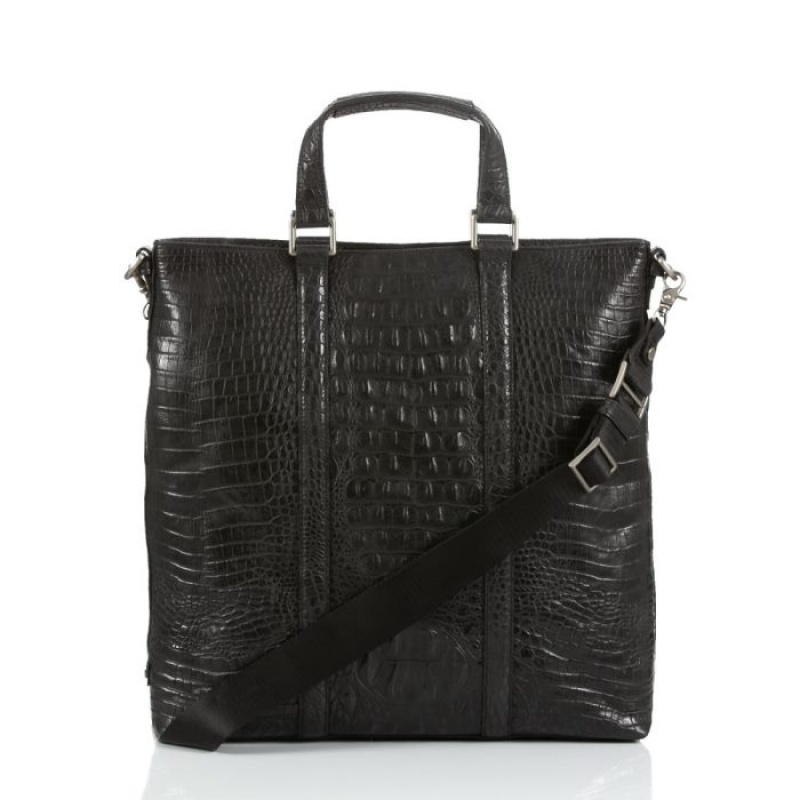 Men's Brahmin Lyle Business Bags Black | SZDM3611