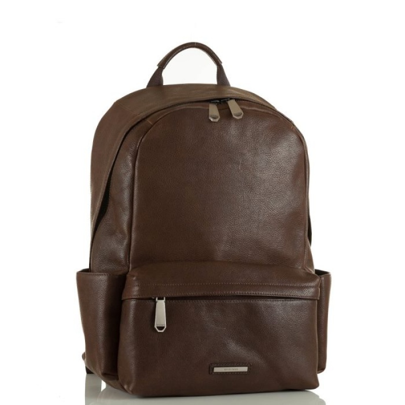 Men's Brahmin Marcus Backpack Backpacks Brown | TPDJ5623