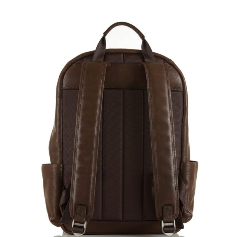 Men's Brahmin Marcus Backpack Backpacks Brown | TPDJ5623