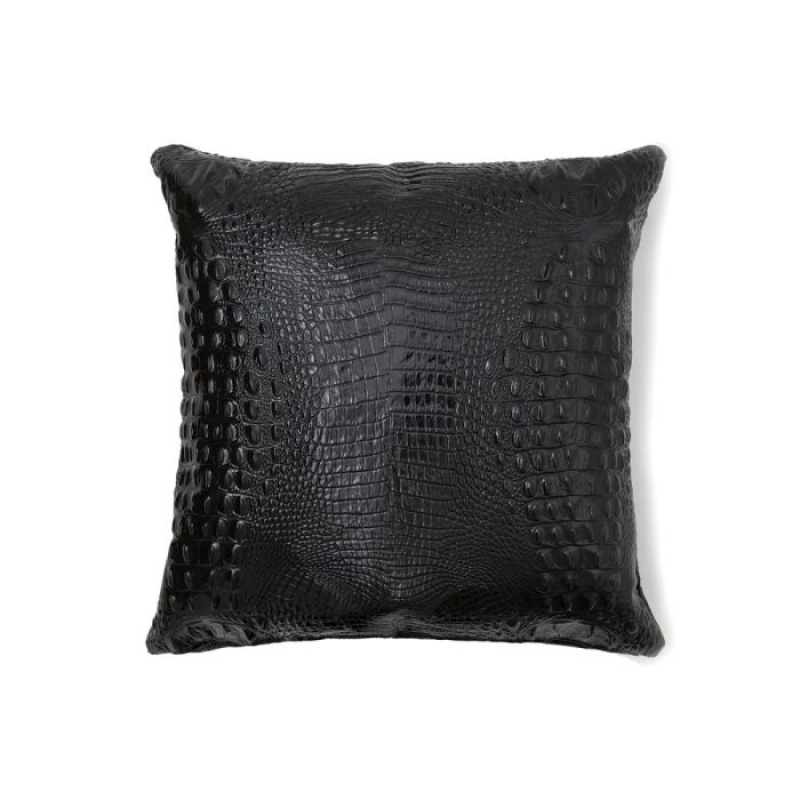 Women's Brahmin 18x18 Pillow Case Accessories Black | SKMY8639