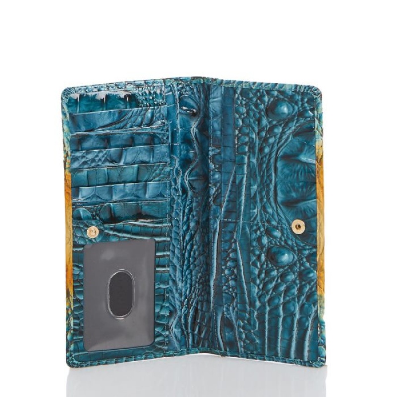 Women's Brahmin Ady Wallet Wallets Bermuda Ombre Melbourne | KGDW3099