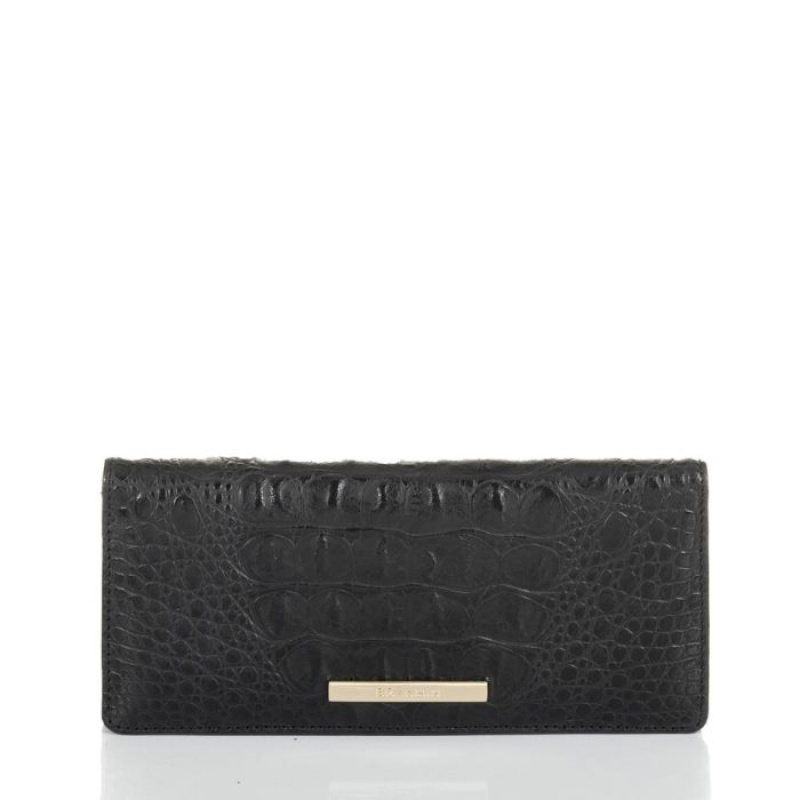 Women\'s Brahmin Ady Wallet Wallets Black | YAYV9724