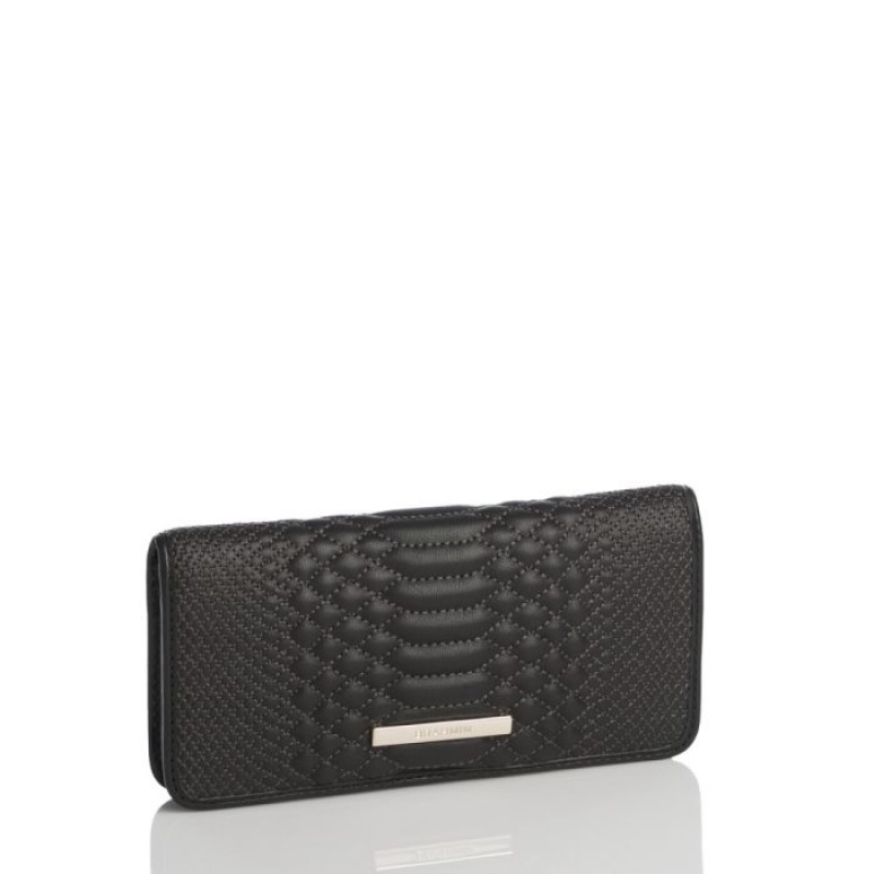 Women's Brahmin Ady Wallet Wallets Black | PNII2950