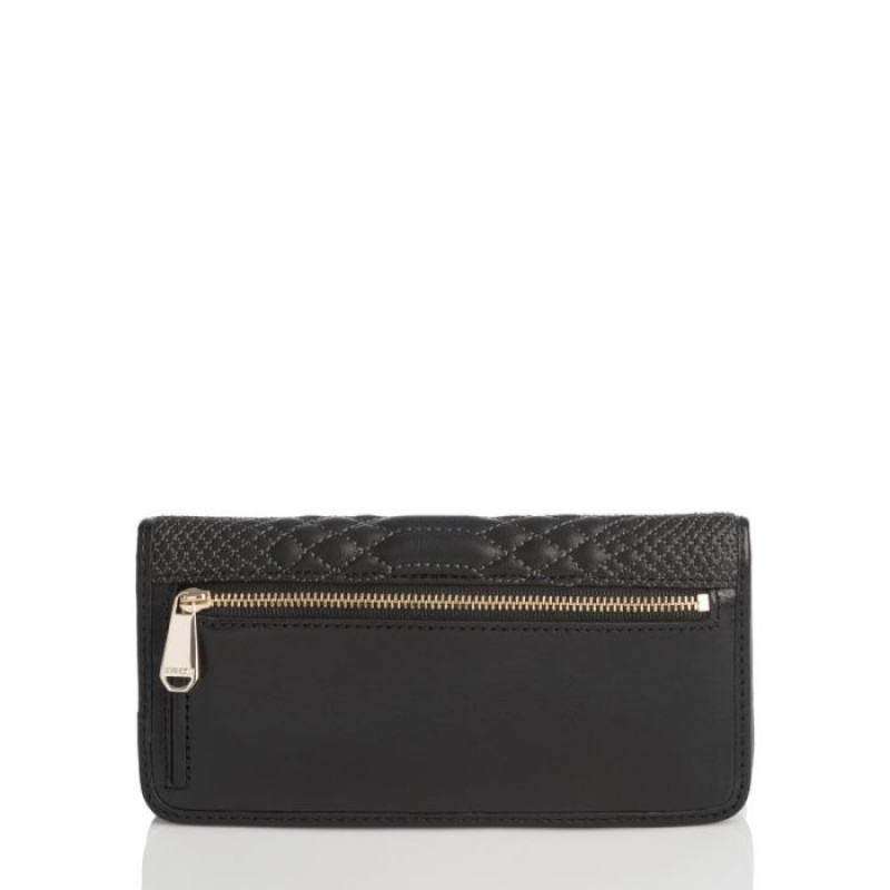 Women's Brahmin Ady Wallet Wallets Black | PNII2950