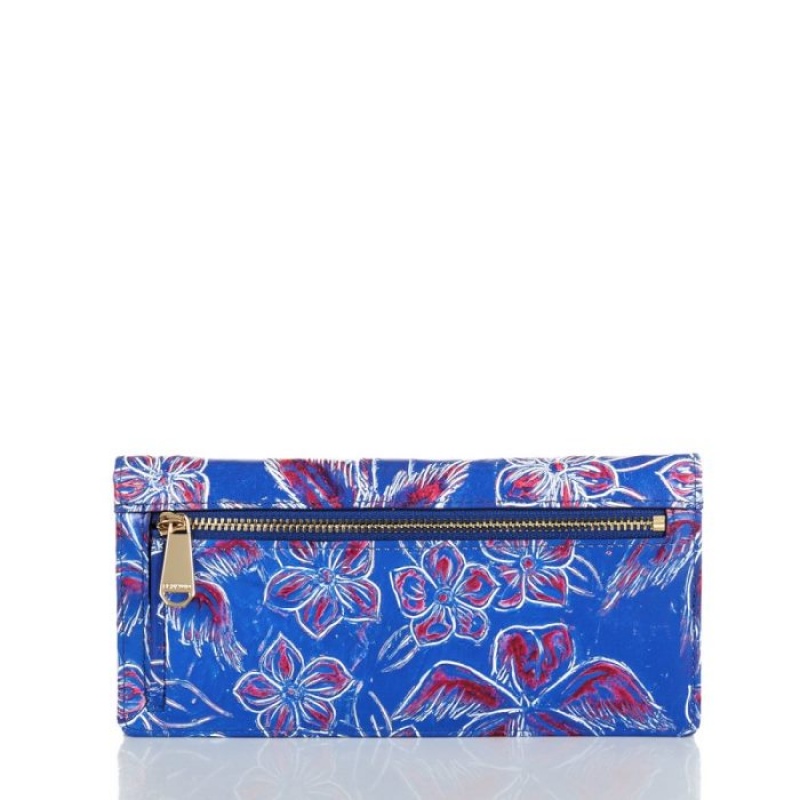 Women's Brahmin Ady Wallet Wallets Blue | NTAN3945