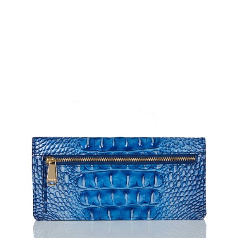 Women's Brahmin Ady Wallet Wallets Blue | ZILP6379