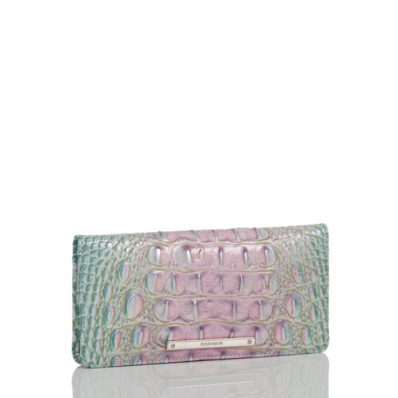 Women's Brahmin Ady Wallet Wallets Cotton Candy Ombre Melbourne | IFBQ0573