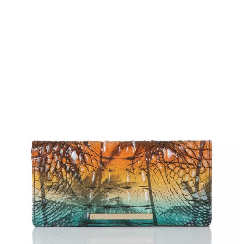 Women\'s Brahmin Ady Wallet Wallets Luau Melbourne | SOHO2597