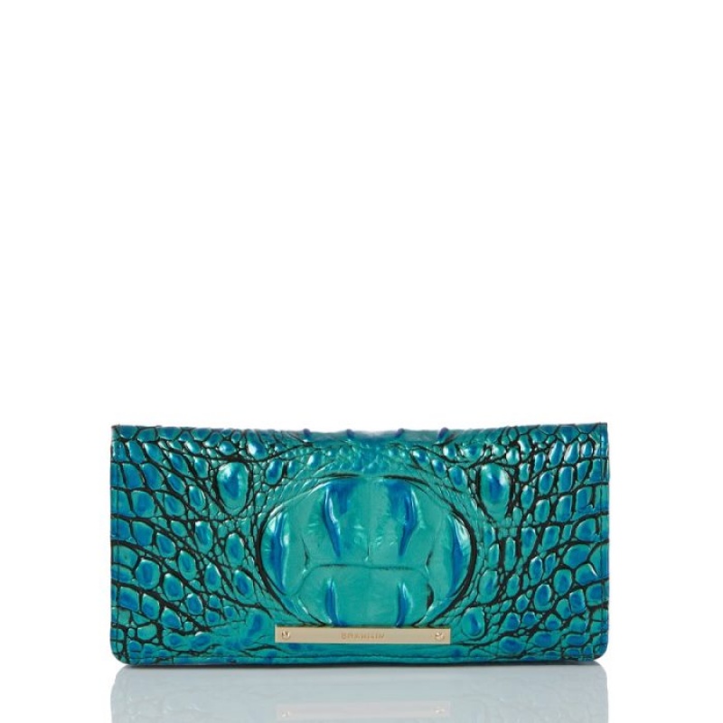 Women\'s Brahmin Ady Wallet Wallets Peacock | BNWO1658