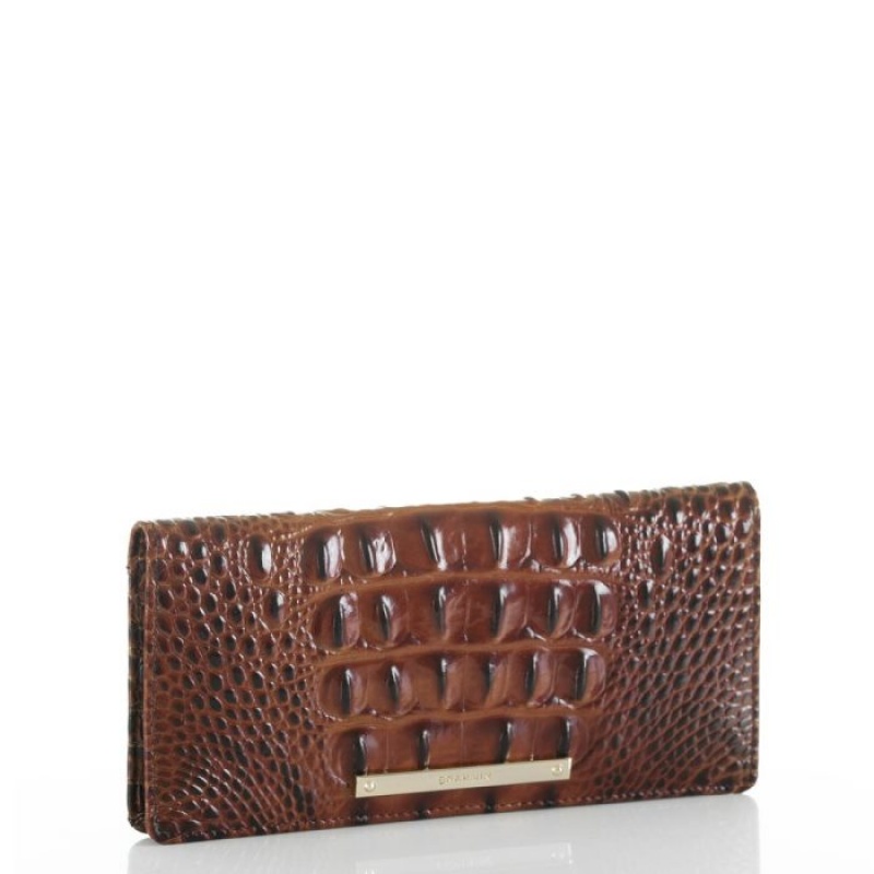 Women's Brahmin Ady Wallet Wallets Pecan Melbourne | RYSB4393