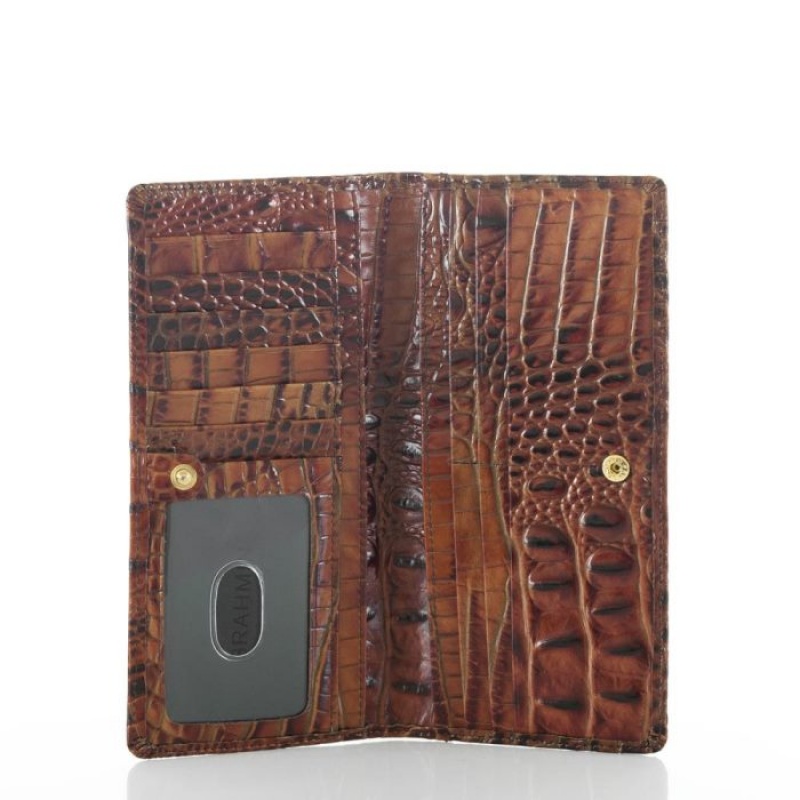 Women's Brahmin Ady Wallet Wallets Pecan Melbourne | RYSB4393