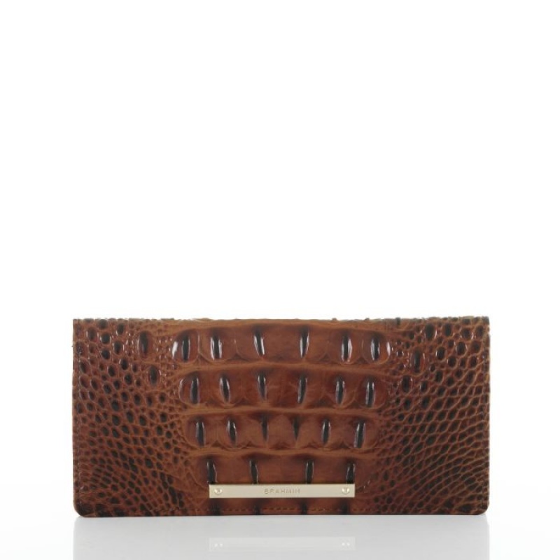 Women\'s Brahmin Ady Wallet Wallets Pecan Melbourne | RYSB4393