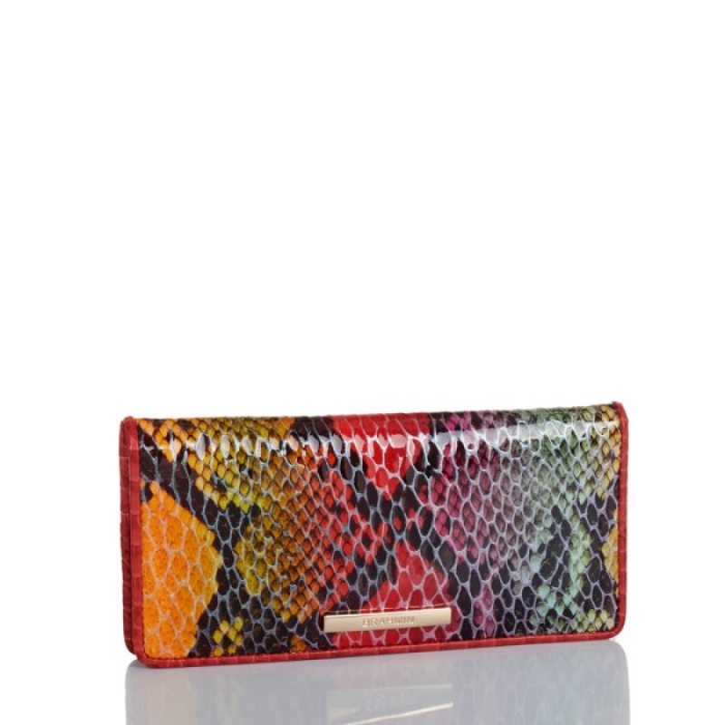 Women's Brahmin Ady Wallet Wallets Red | RLON6440