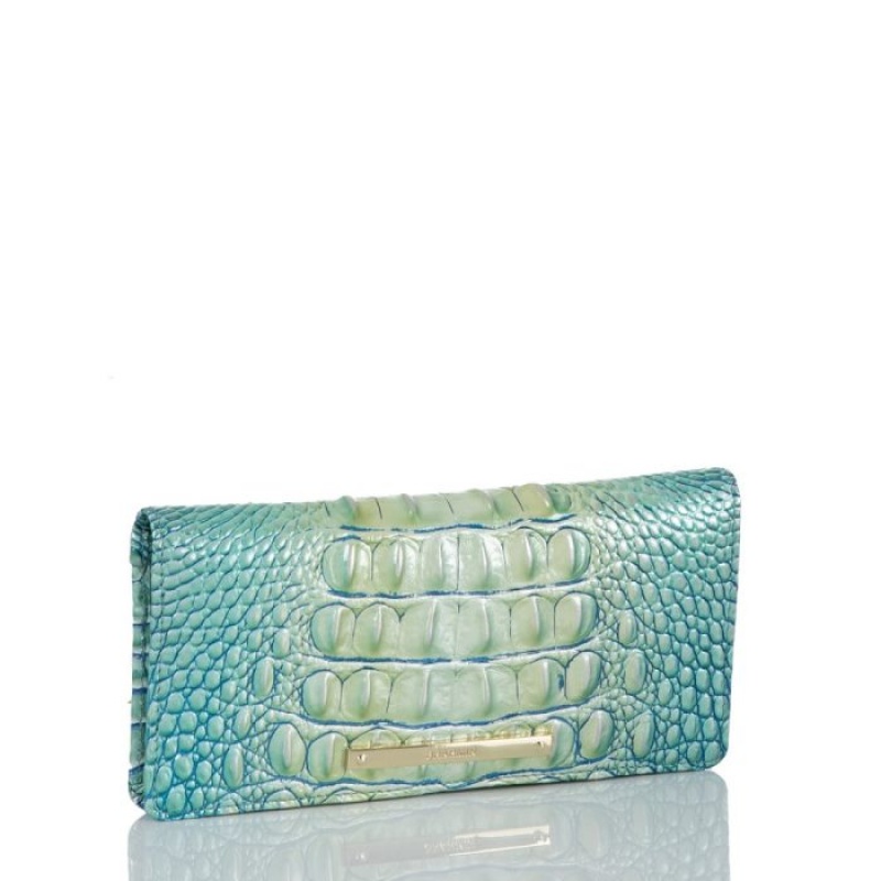 Women's Brahmin Ady Wallet Wallets Seafoam Ombre Melbourne | WRTU5548