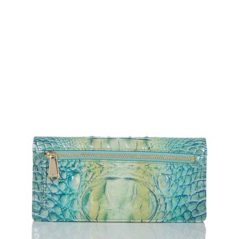 Women's Brahmin Ady Wallet Wallets Seafoam Ombre Melbourne | WRTU5548