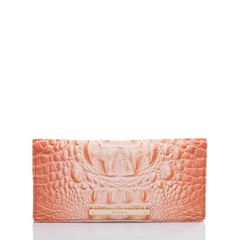 Women\'s Brahmin Ady Wallet Wallets Sherbert Ombre Melbourne | DUMV4768