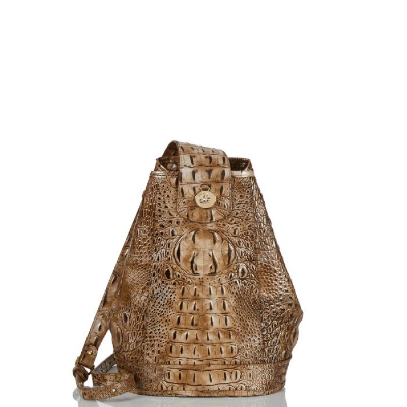 Women\'s Brahmin Allie Backpacks Cashew Melbourne | LPRS1356