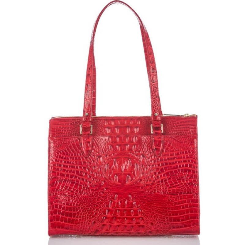 Women's Brahmin Anywhere Tote Tote Bags Carnation Melbourne | IJIB6710