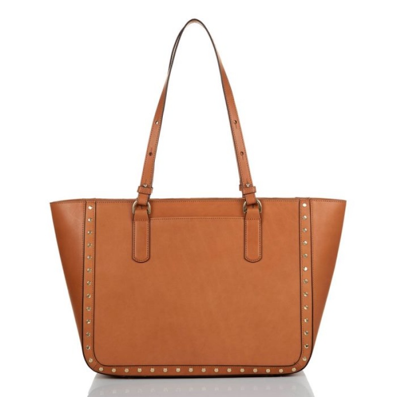 Women's Brahmin Ashlee Tote Bags Brown | PIQF6828