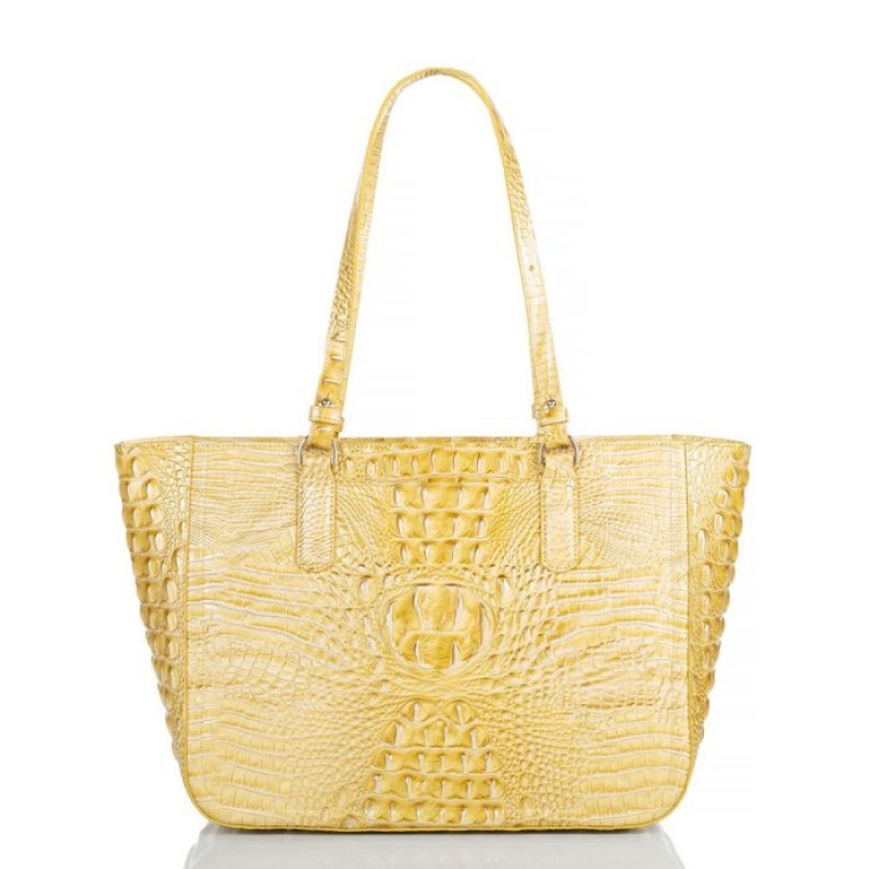 Women's Brahmin Ashlee Tote Bags Butter Melbourne | LZOI6389