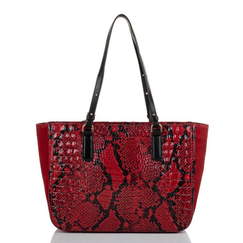 Women's Brahmin Ashlee Tote Bags Lipstick Avedon | WITN6826