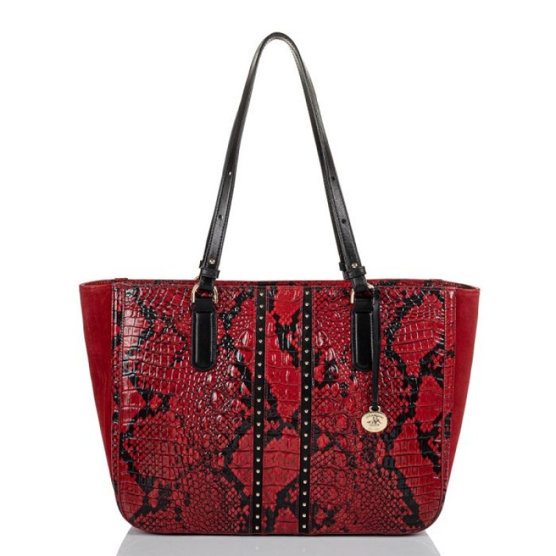 Women\'s Brahmin Ashlee Tote Bags Lipstick Avedon | WITN6826