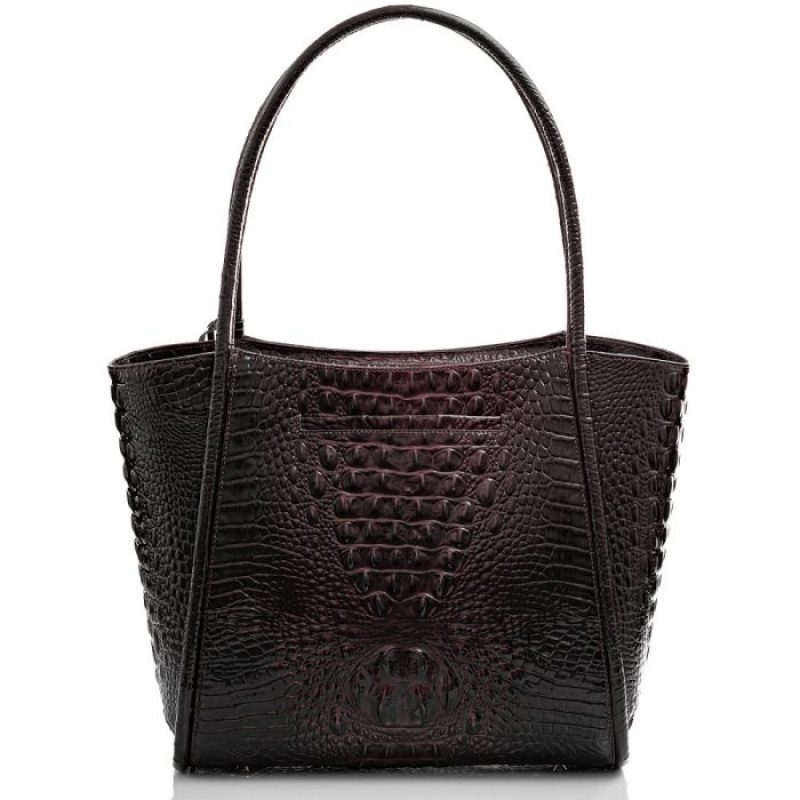 Women's Brahmin Bailee Tote Bags Cocoa Ombre Melbourne | BJHG1176