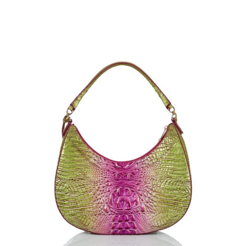 Women's Brahmin Bekka Shoulder Bags Limeade Ombre Melbourne | FBMS3682