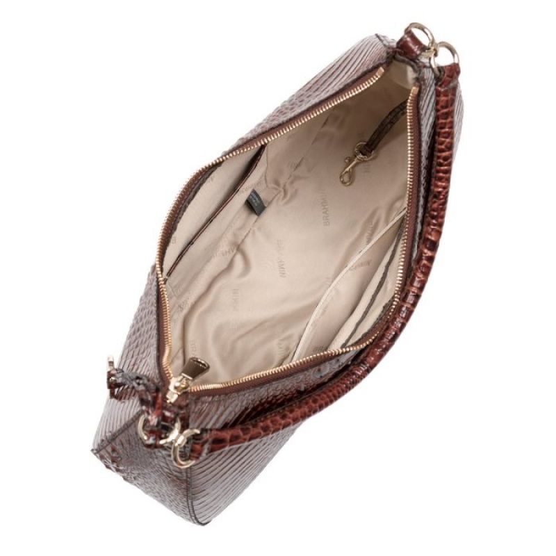 Women's Brahmin Bekka Shoulder Bags Pecan Melbourne | JEDW4898