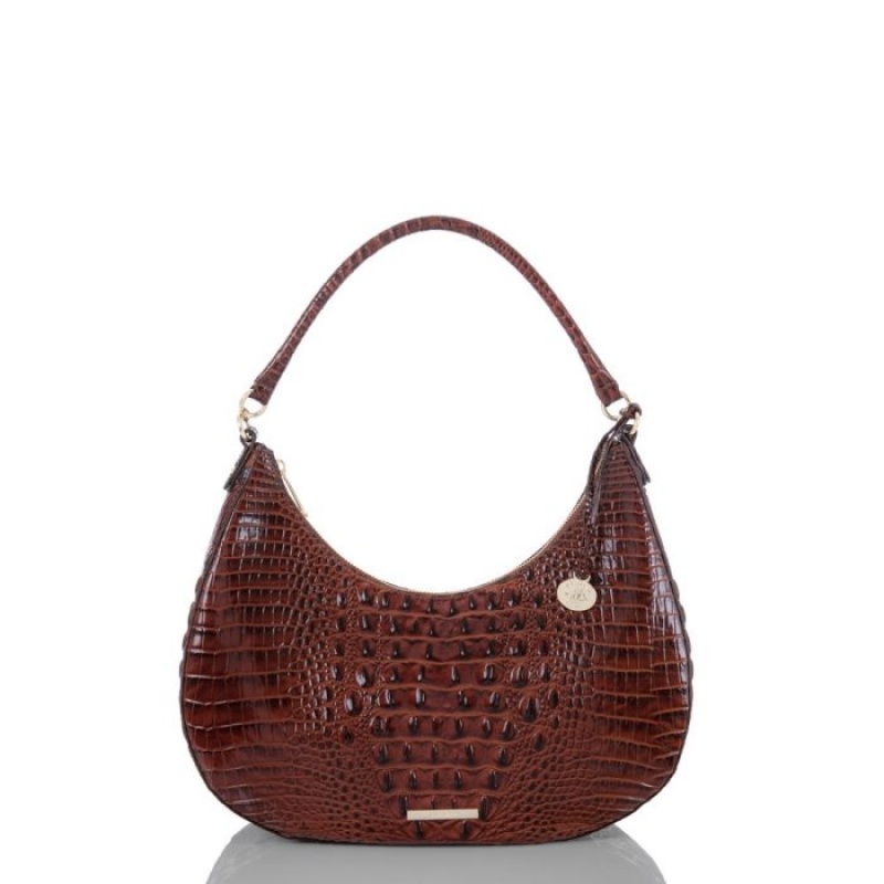 Women\'s Brahmin Bekka Shoulder Bags Pecan Melbourne | JEDW4898